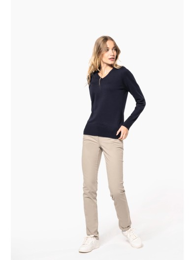 Pullover decote V - K966