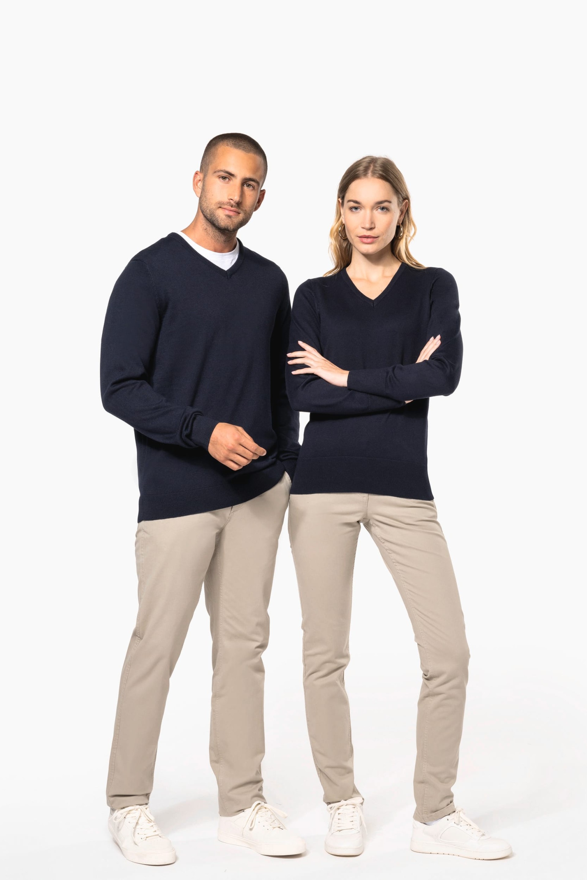 Pullover decote V - K966