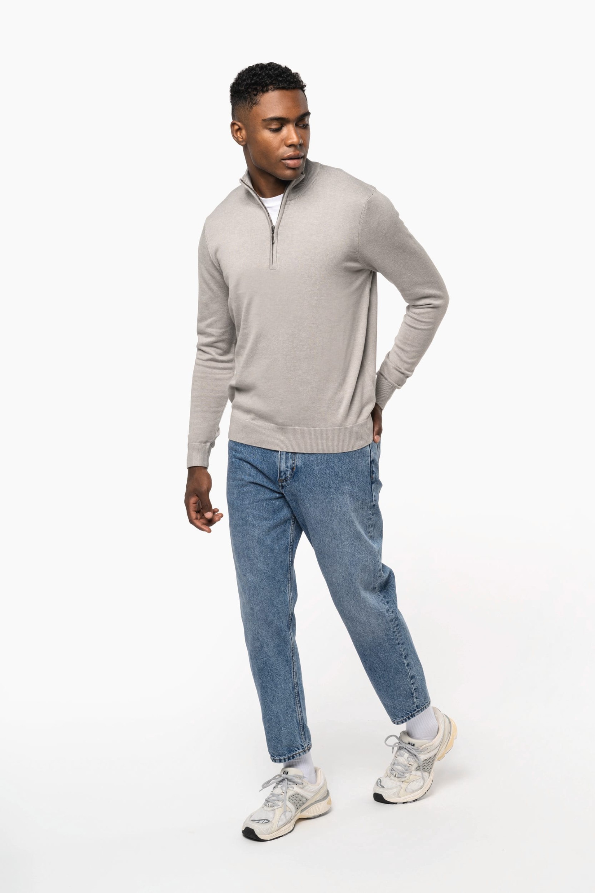 Camisola de malha meio fecho - K970