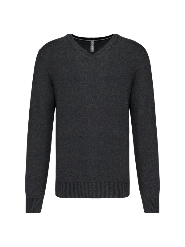 Pullover premium com decote V - K982