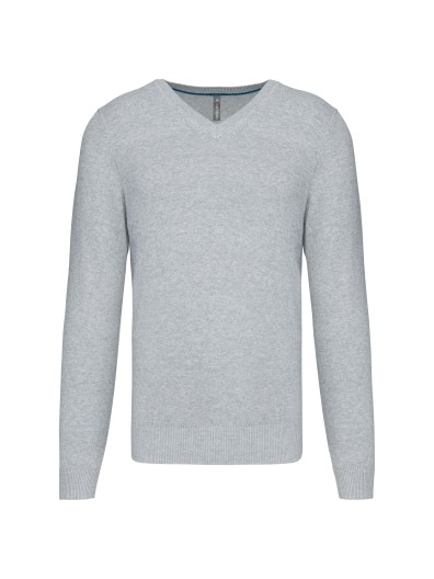 Pullover premium com decote V - K982