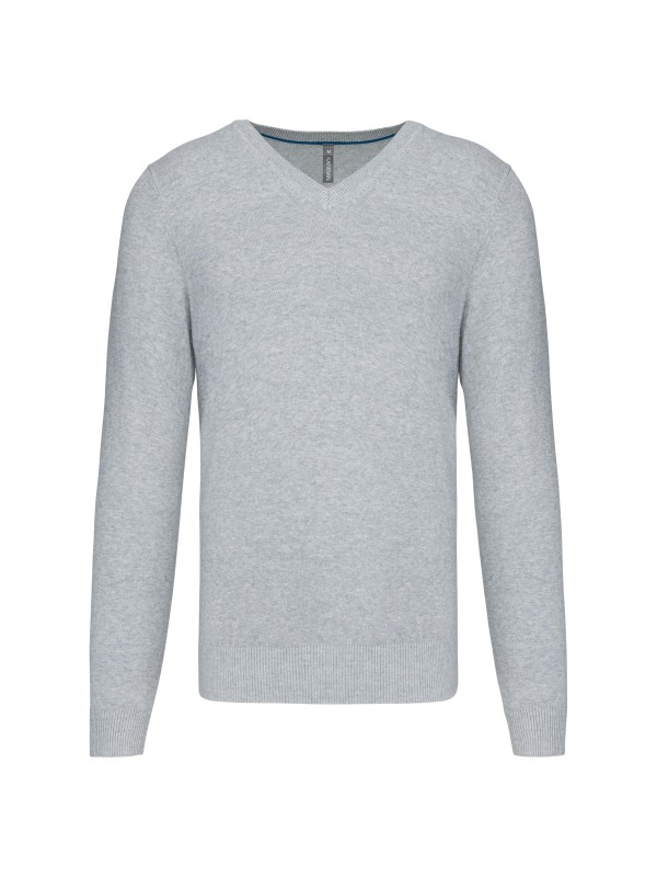 Pullover premium com decote V - K982
