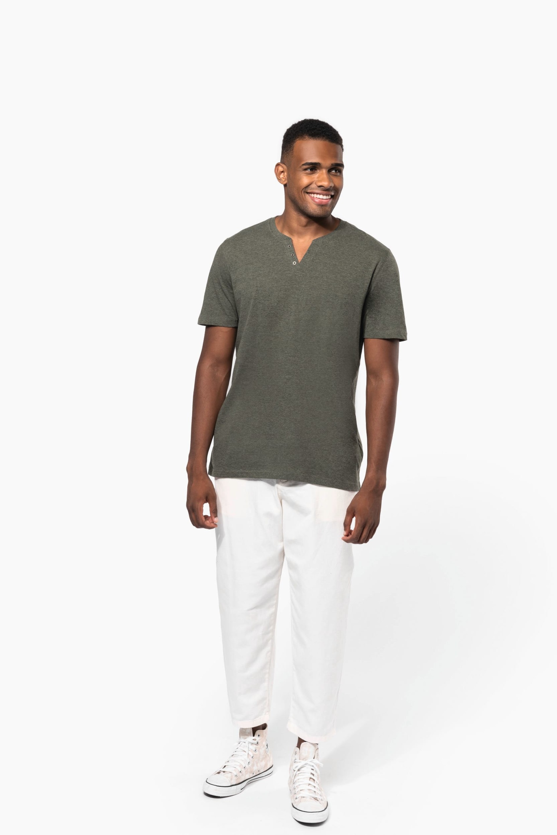 T-shirt HENLEY - KNS302