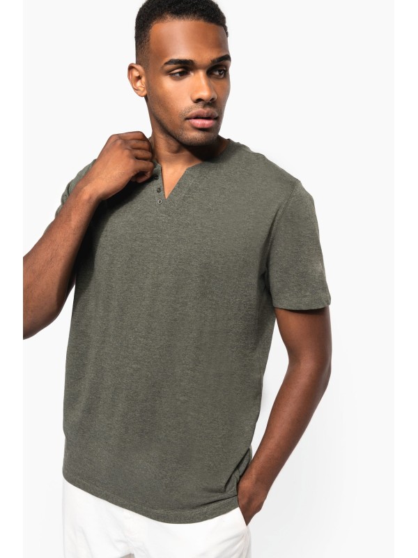T-shirt HENLEY - KNS302