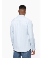 Camisa em algodo twill com aspecto lavado - KNS500