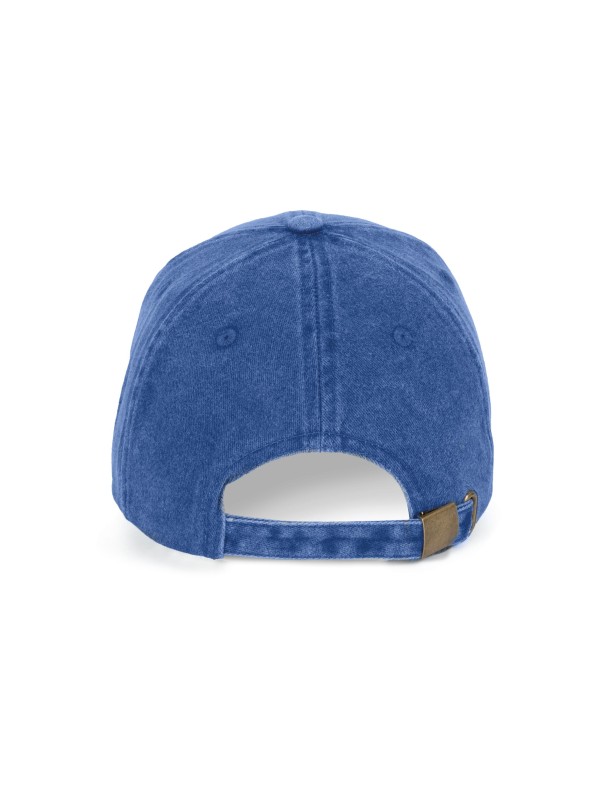 Boné vintage com efeito rasgado - 6 painéis