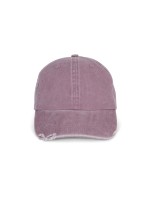 Boné vintage com efeito rasgado - 6 painéis