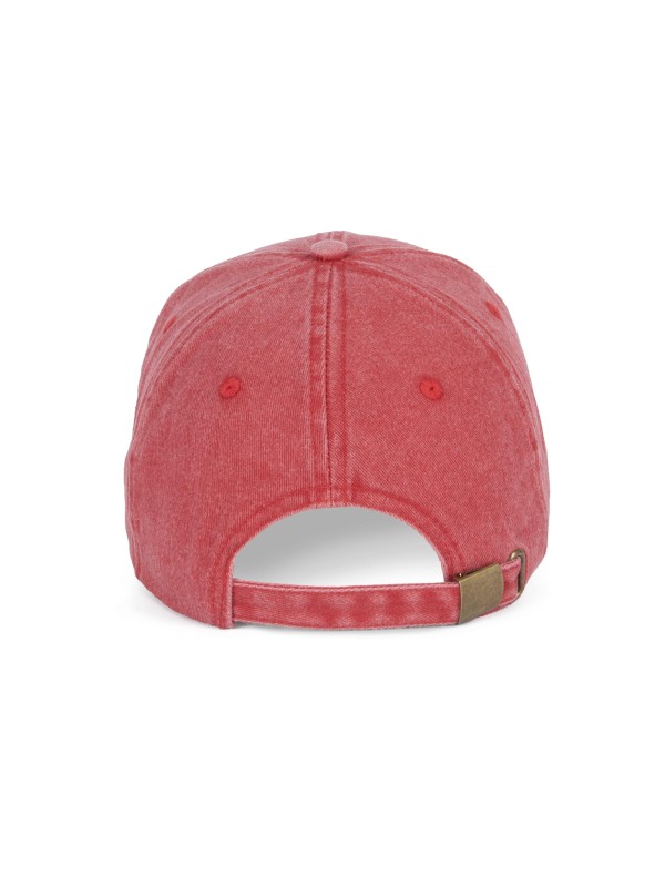 Boné vintage com efeito rasgado - 6 painéis
