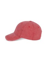 Boné vintage com efeito rasgado - 6 painéis