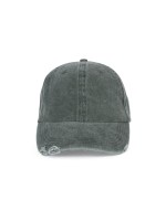 Boné vintage com efeito rasgado - 6 painéis