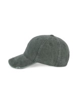 Boné vintage com efeito rasgado - 6 painéis