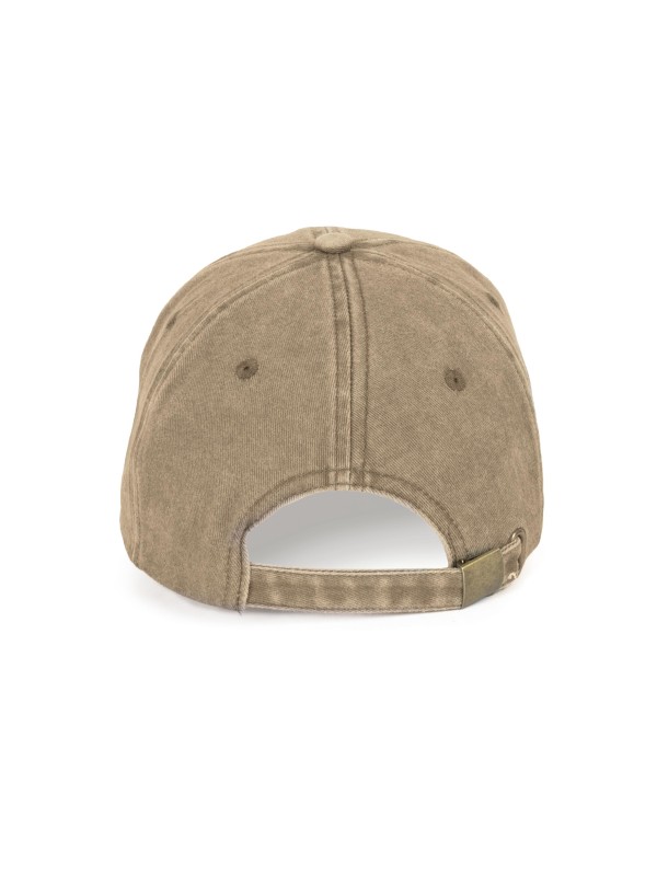 Boné vintage com efeito rasgado - 6 painéis