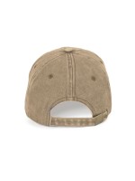 Boné vintage com efeito rasgado - 6 painéis