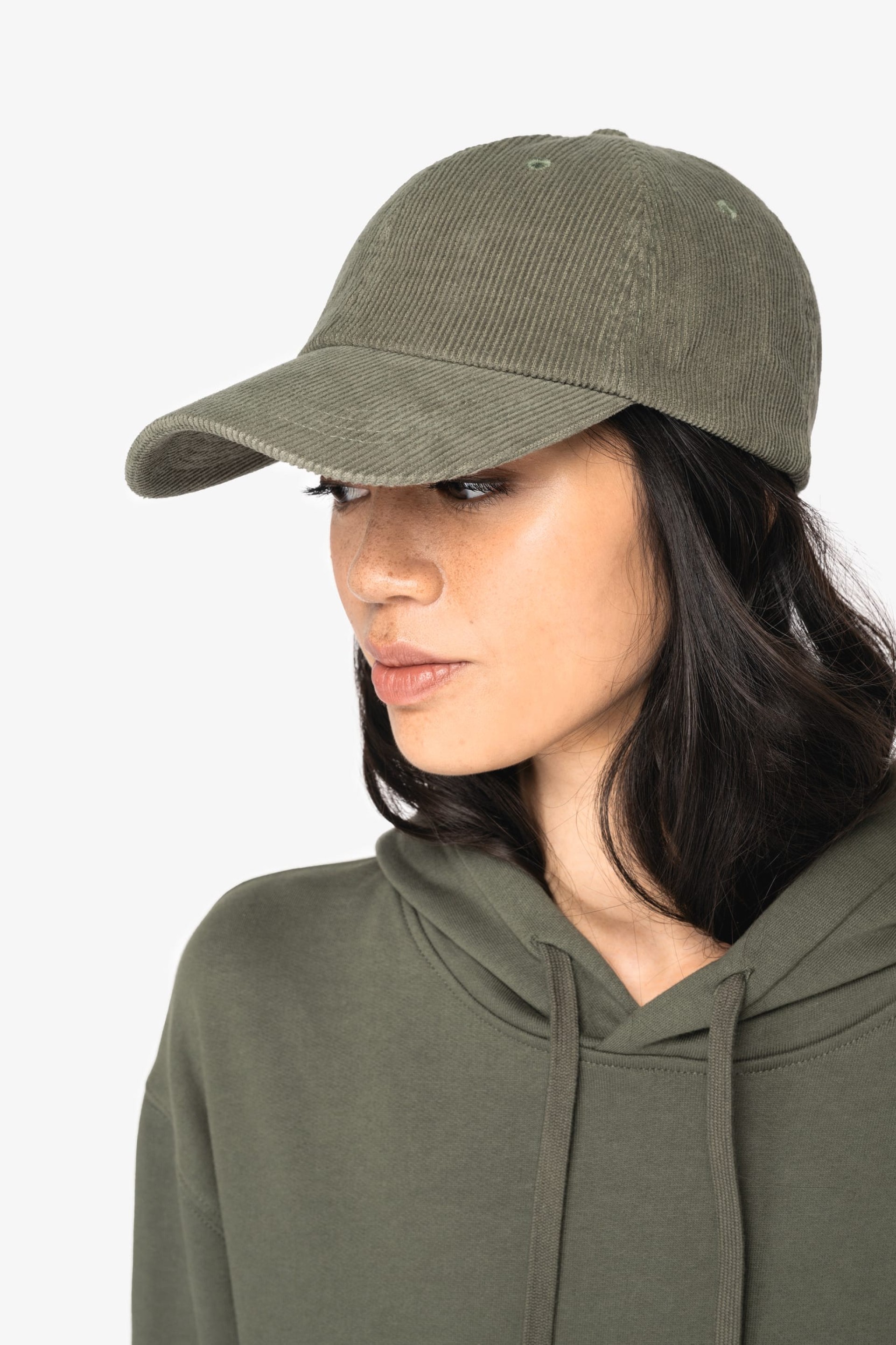 Boné eco-responsável em bombazine 6 painéis unissexo