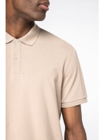 Polo eco-responsável em malha piqué de homem