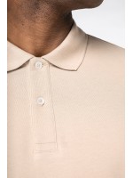 Polo eco-responsável em malha piqué de homem