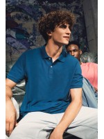 Polo eco-responsável em malha piqué de homem