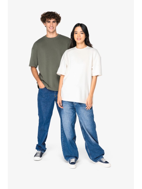 T-shirt eco-respons�vel oversize French Terry unissexo
