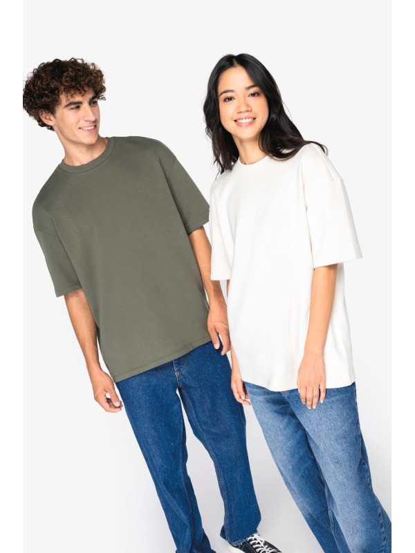 T-shirt eco-respons�vel oversize French Terry unissexo