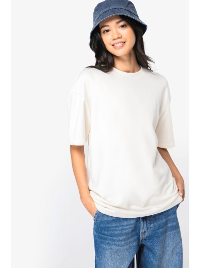 T-shirt eco-respons�vel oversize French Terry unissexo