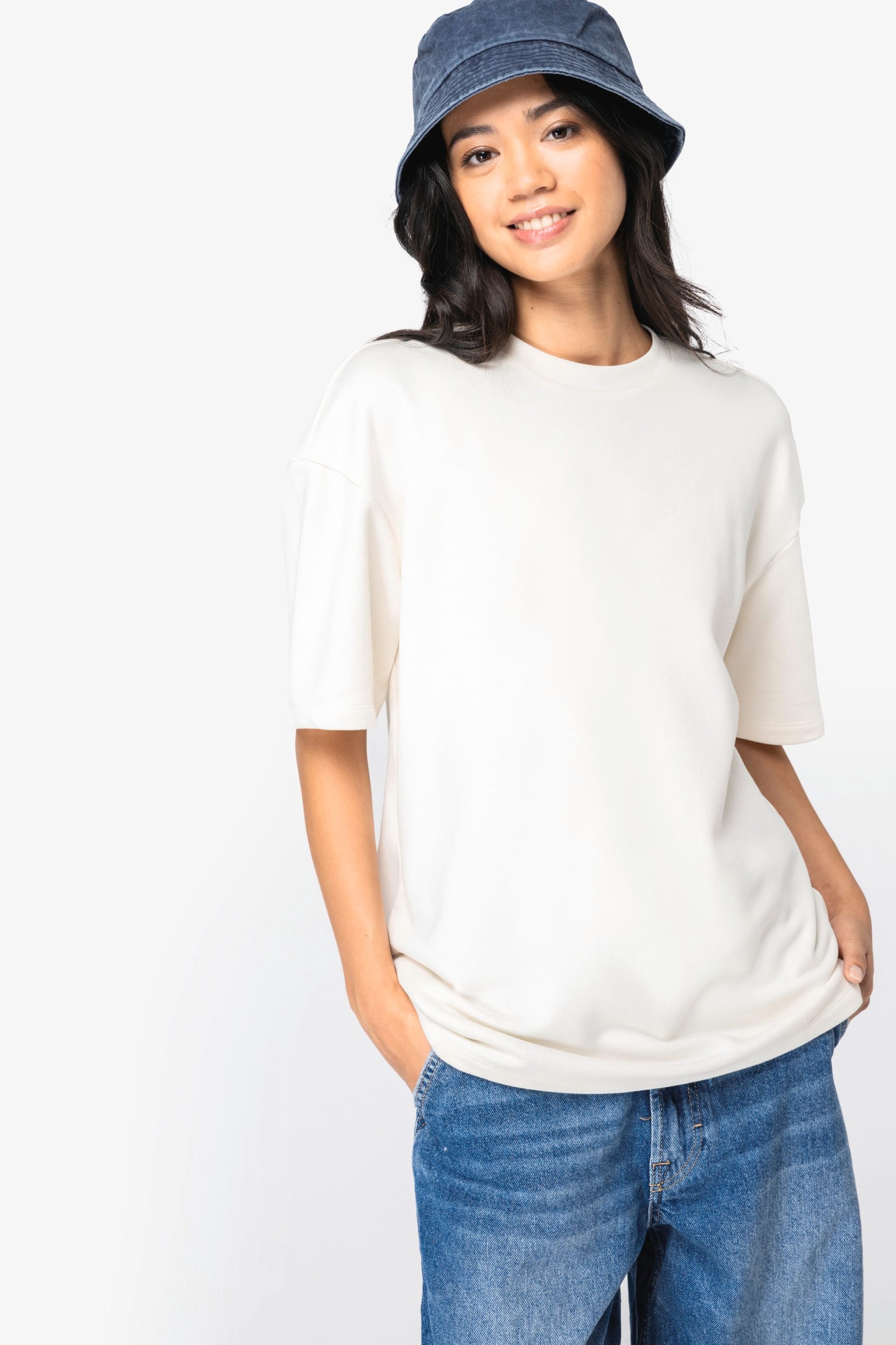 T-shirt eco-responsável oversize French Terry unissexo