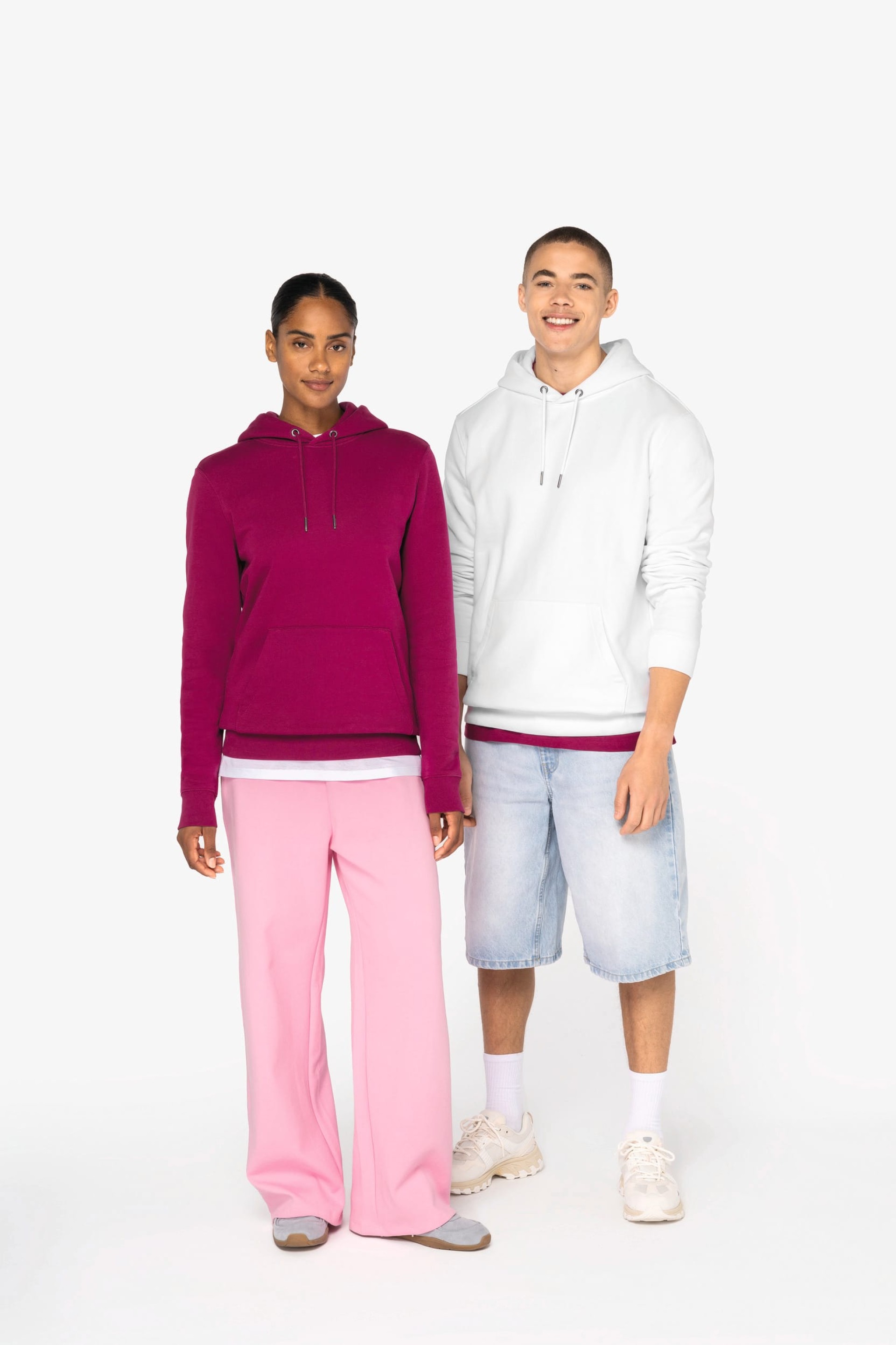 Sweatshirt eco-responsável com capuz unissexo