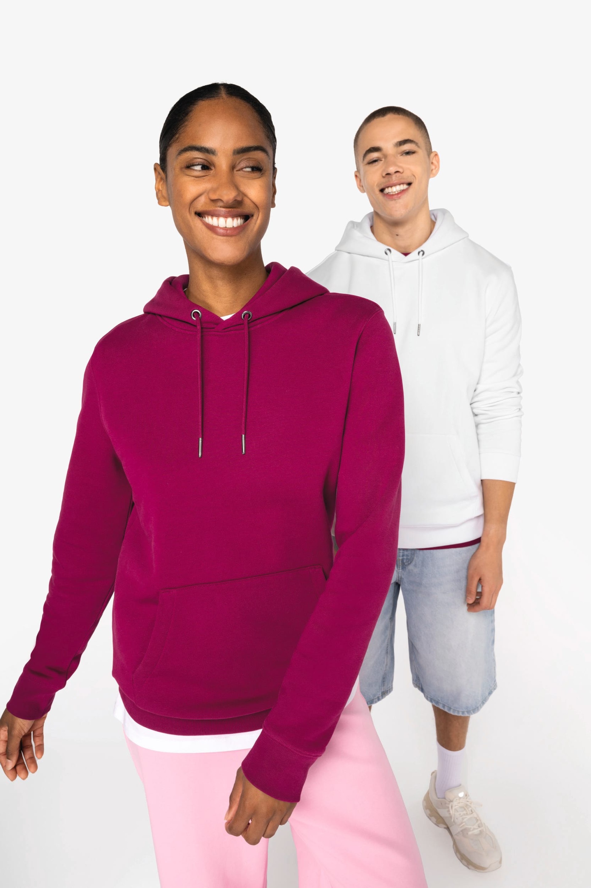 Sweatshirt eco-responsável com capuz unissexo