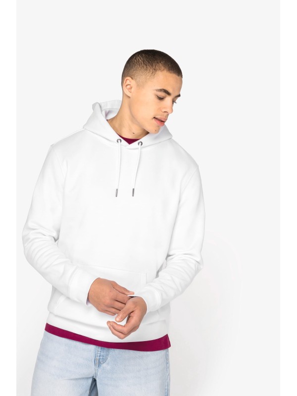 Sweatshirt eco-respons�vel com capuz unissexo