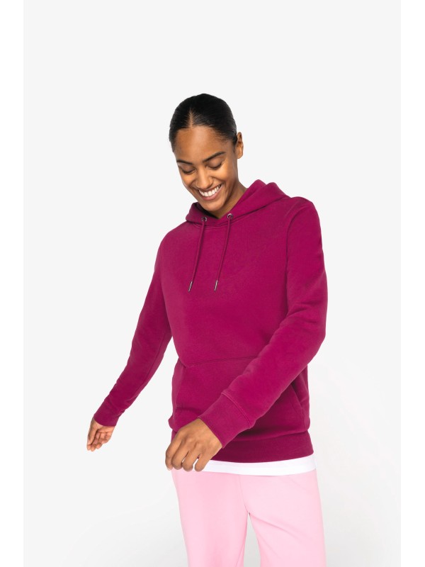Sweatshirt eco-respons�vel com capuz unissexo