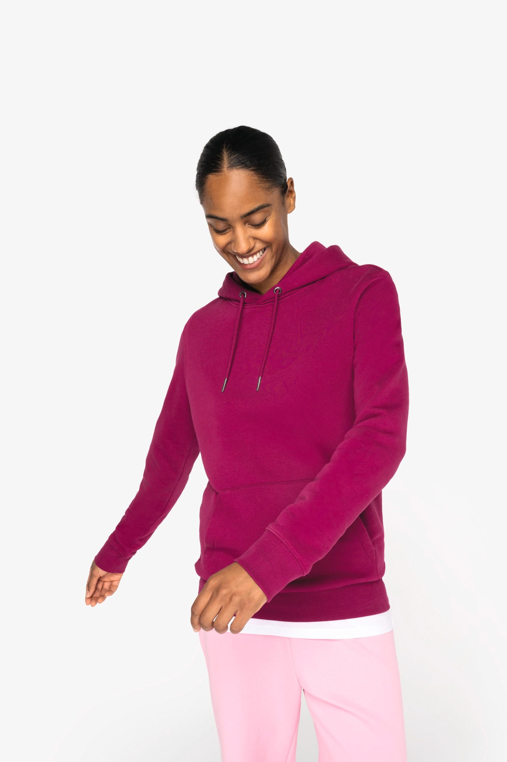 Sweatshirt eco-responsável com capuz unissexo