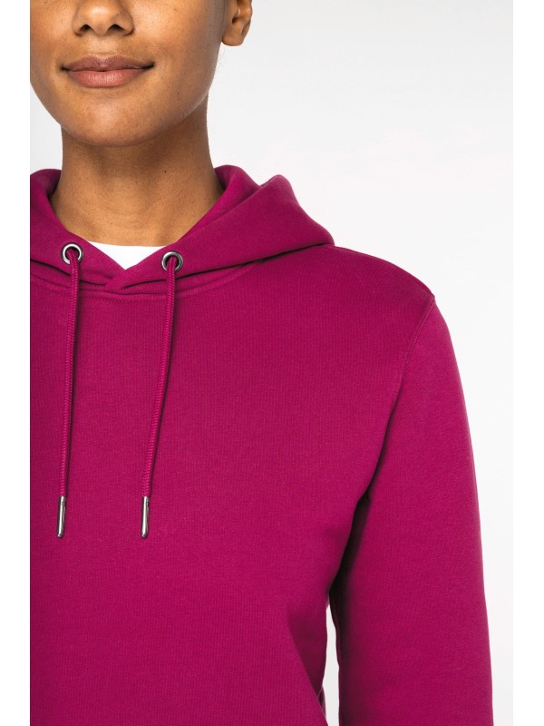 Sweatshirt eco-respons�vel com capuz unissexo