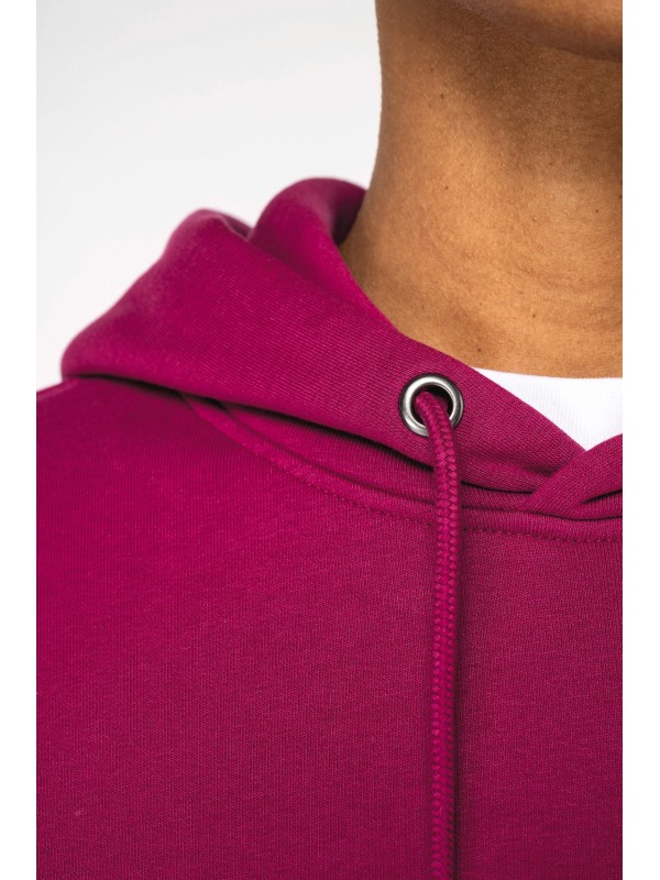 Sweatshirt eco-respons�vel com capuz unissexo