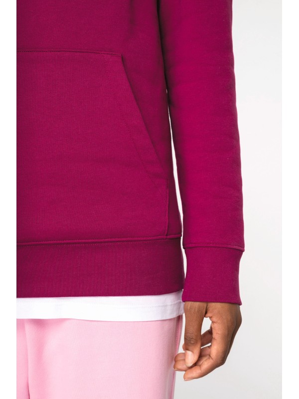 Sweatshirt eco-respons�vel com capuz unissexo