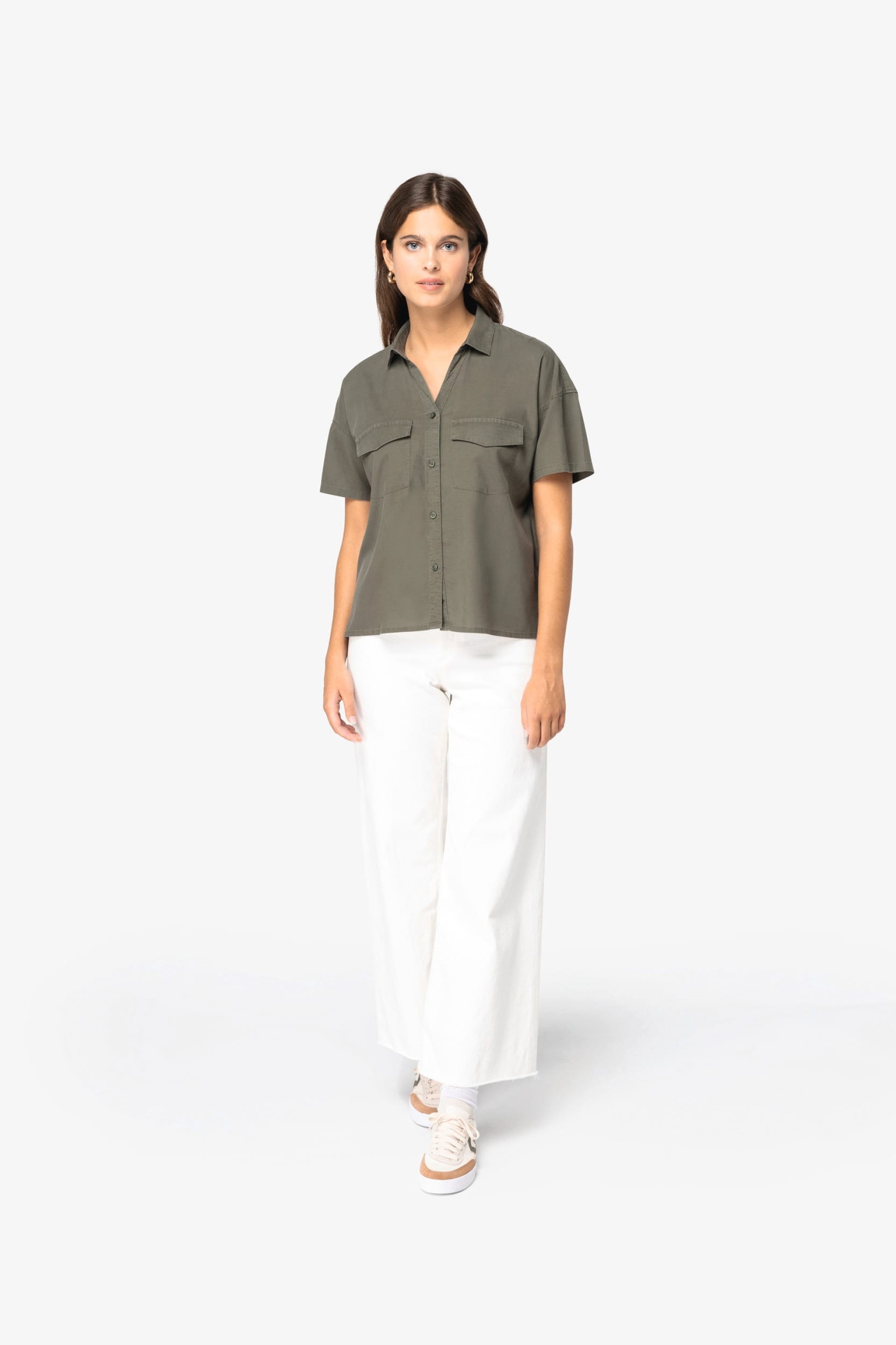 Camisa eco-responsável em liocel - NS514