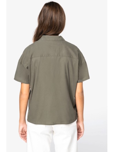 Camisa eco-respons�vel em liocel - NS514