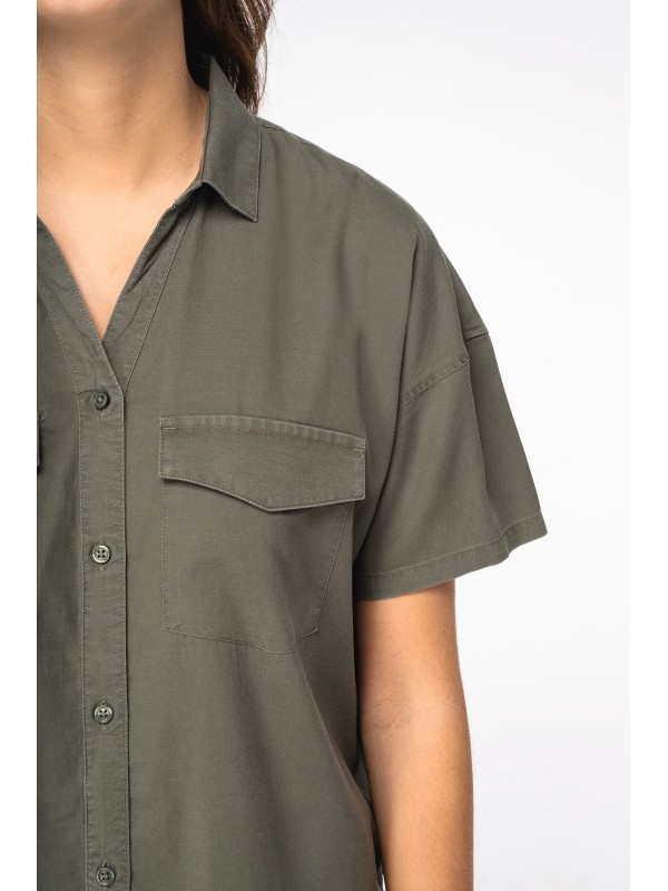 Camisa eco-respons�vel em liocel - NS514