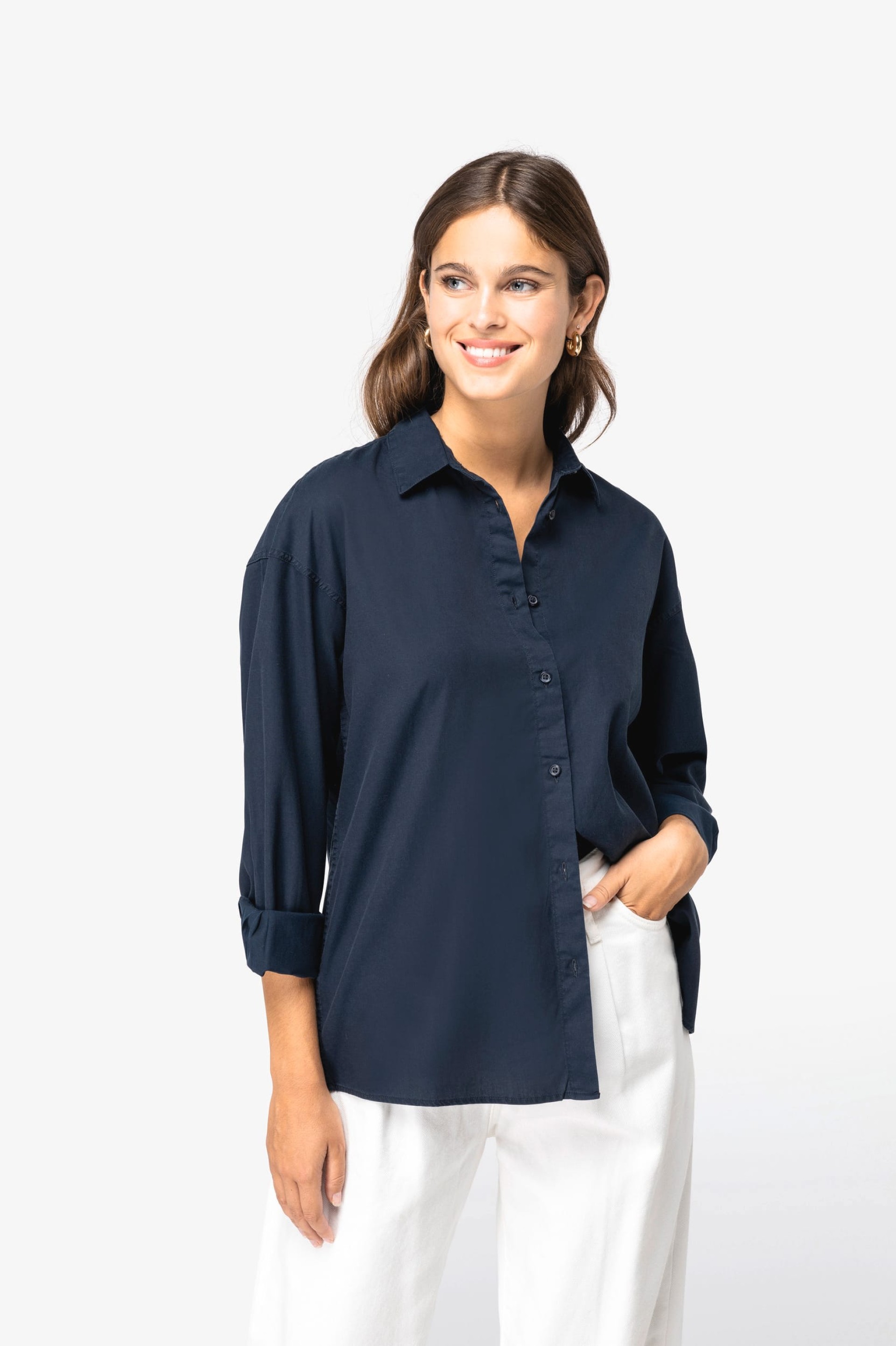 Camisa eco-responsável em liocel - NS515
