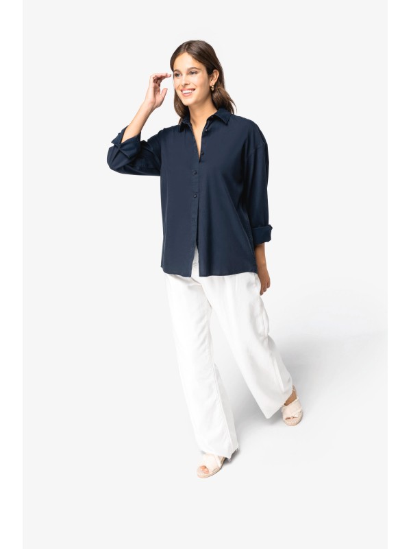 Camisa eco-responsável em liocel - NS515