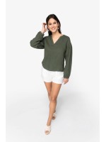 Blusa eco-responsvel em linho - NS524