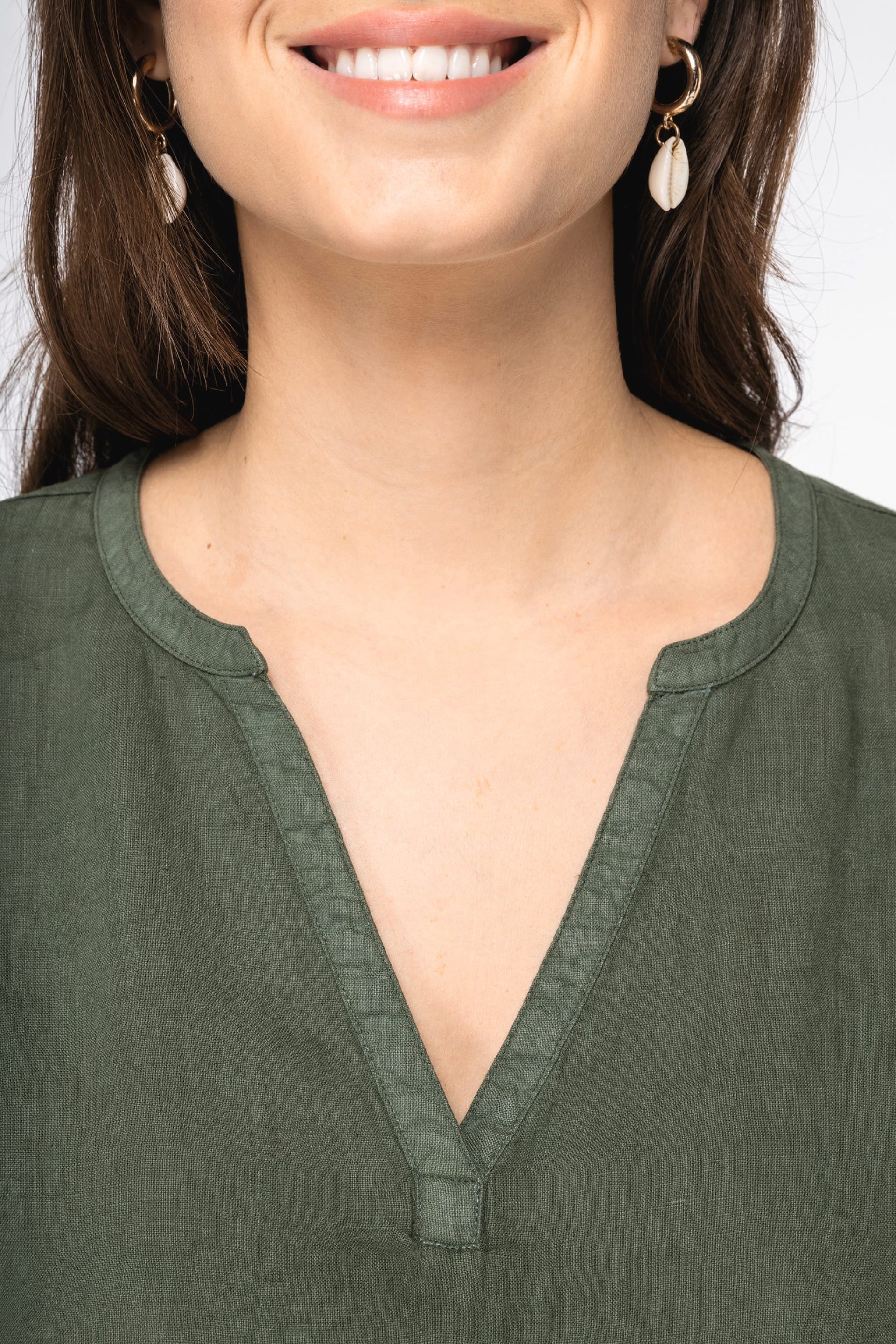 Blusa eco-responsável em linho - NS524