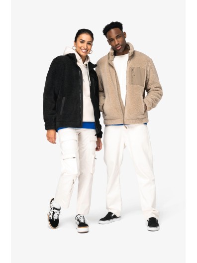 Blus�o eco-respons�vel em sherpa unissexo