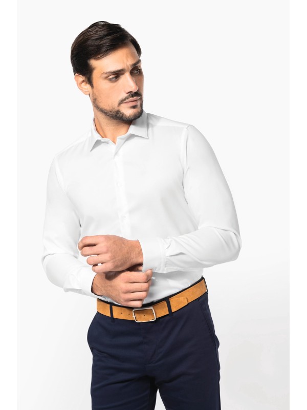 Camisa Oxford Pinpoint manga comprida - PK502