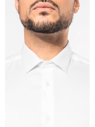 Camisa Oxford Pinpoint manga comprida - PK502 Camisa Oxford Pinpoint manga comprida - PK502