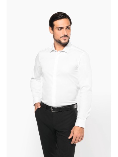 Camisa twill com manga comprida - PK506 Camisa twill com manga comprida - PK506