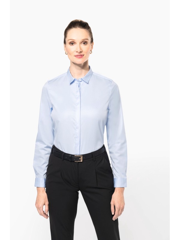 Camisa twill de manga comprida - PK507