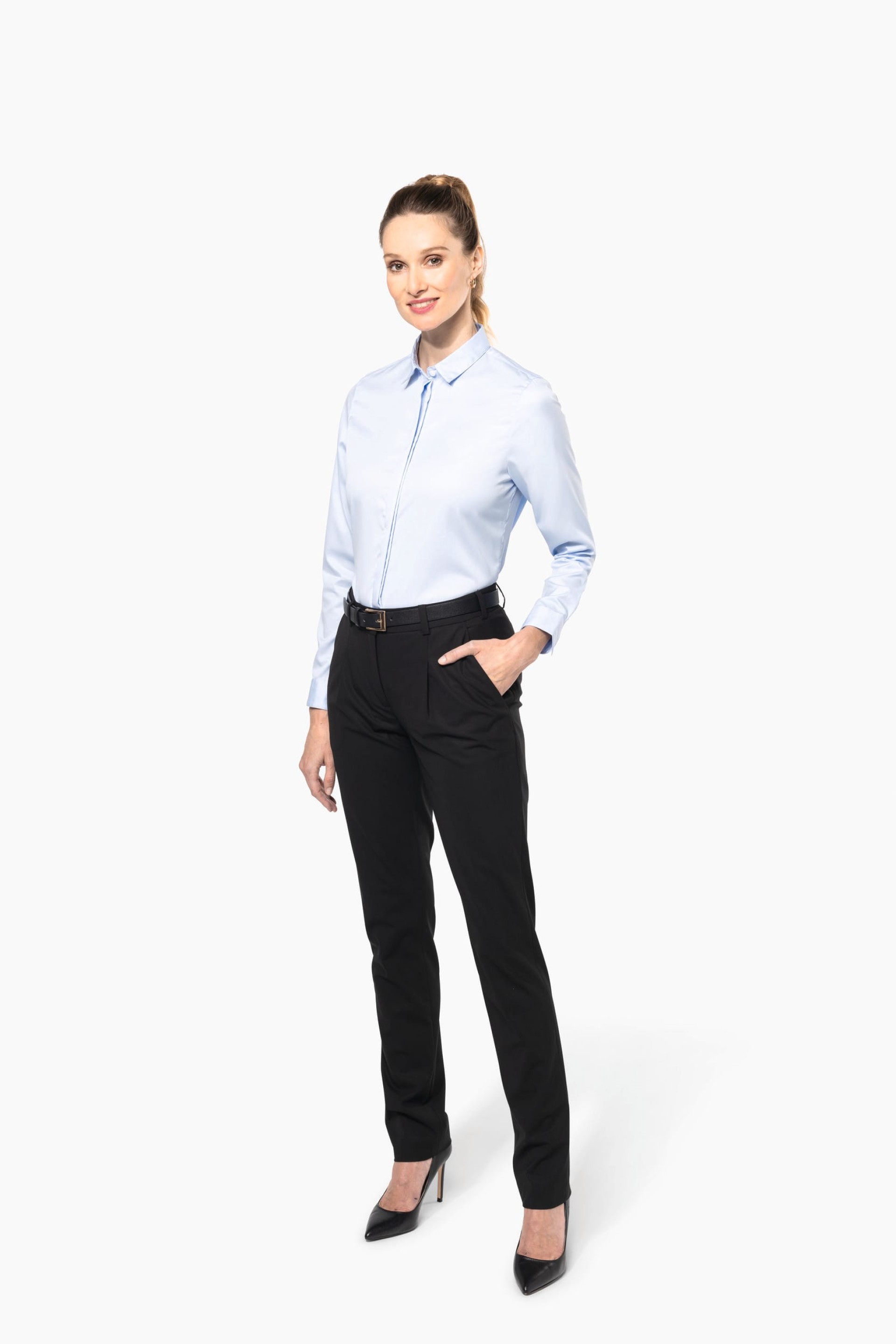 Camisa twill de manga comprida - PK507