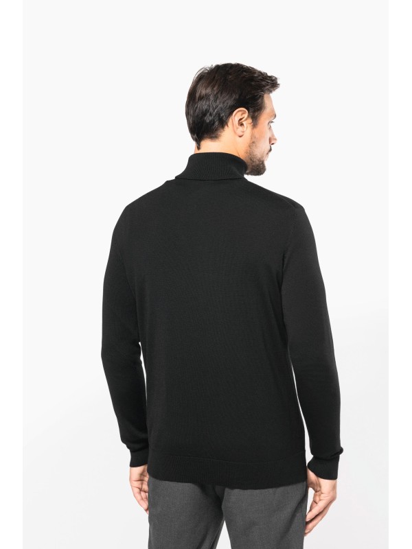 Camisola de gola alta em l Merino - PK912
