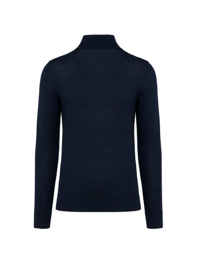 Camisola de gola alta em l Merino - PK912