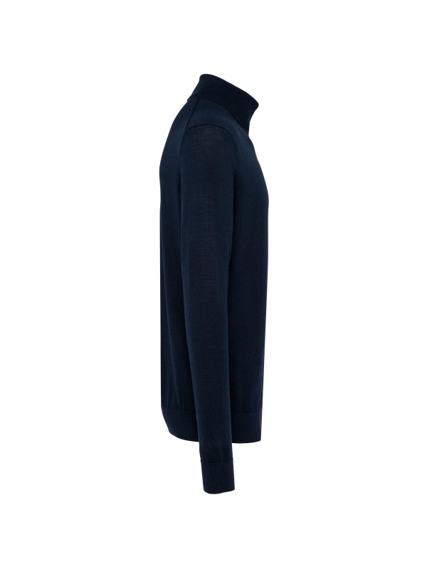 Camisola de gola alta em l Merino - PK912