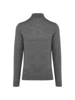 Camisola de gola alta em l Merino - PK912